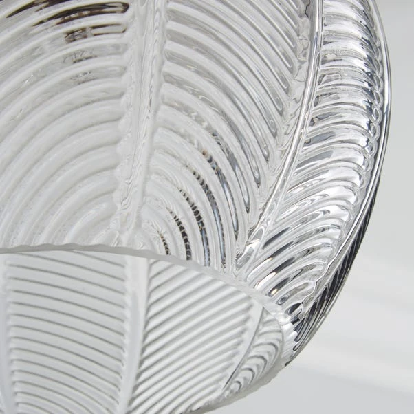 Dunelm Colleen Clear Glass Easy Fit Pendant 5 Dunelm Colleen Clear Glass Easy Fit Pendant - Image 3