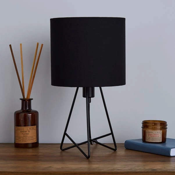 Dunelm Mini Hester Black Table Lamp 4 Dunelm Mini Hester Black Table Lamp - Image 2