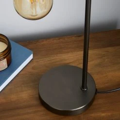 Dunelm Marsden Nickel Industrial Table Lamp And Bulb 11 Dunelm Marsden Nickel Industrial Table Lamp And Bulb -Dunelm Shop 1000158732 alt03