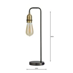 Dunelm Marsden Nickel Industrial Table Lamp And Bulb 12 Dunelm Marsden Nickel Industrial Table Lamp And Bulb -Dunelm Shop 1000158732 alt04