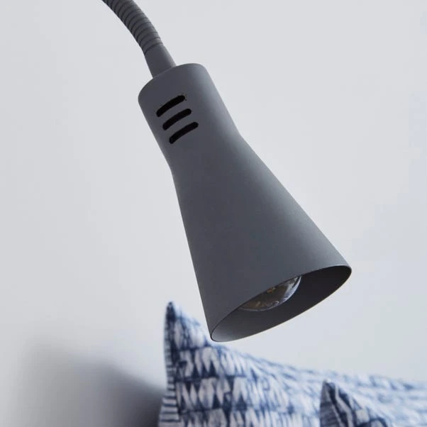 Dunelm Nola Adjustable Easy Fit Plug In Wall Light Grey 6 Dunelm Nola Adjustable Easy Fit Plug In Wall Light Grey - Image 4