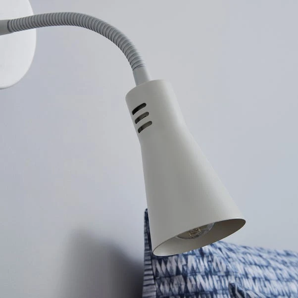 Dunelm Nola Adjustable Easy Fit Plug In Wall Light Ivory 5 Dunelm Nola Adjustable Easy Fit Plug In Wall Light Ivory - Image 3