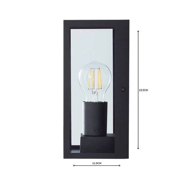 Dunelm London Black Industrial Outdoor Wall Light 7 Dunelm London Black Industrial Outdoor Wall Light - Image 5