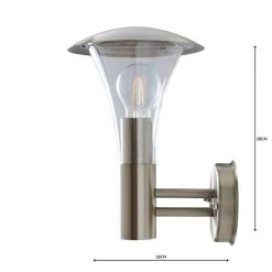 Dunelm Grax Steel Outdoor Wall Light -Dunelm Shop 1000158749 alt04