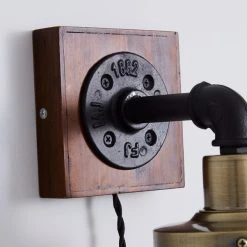 Dunelm Milas Pipe Industrial Easy Fit Plug In Wall Light Black 11 Dunelm Milas Pipe Industrial Easy Fit Plug In Wall Light Black -Dunelm Shop 1000158759 alt03