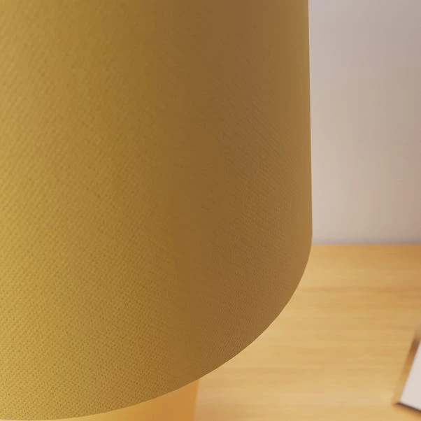 Dunelm Ava Stoneware Ochre Table Lamp 6 Dunelm Ava Stoneware Ochre Table Lamp - Image 4