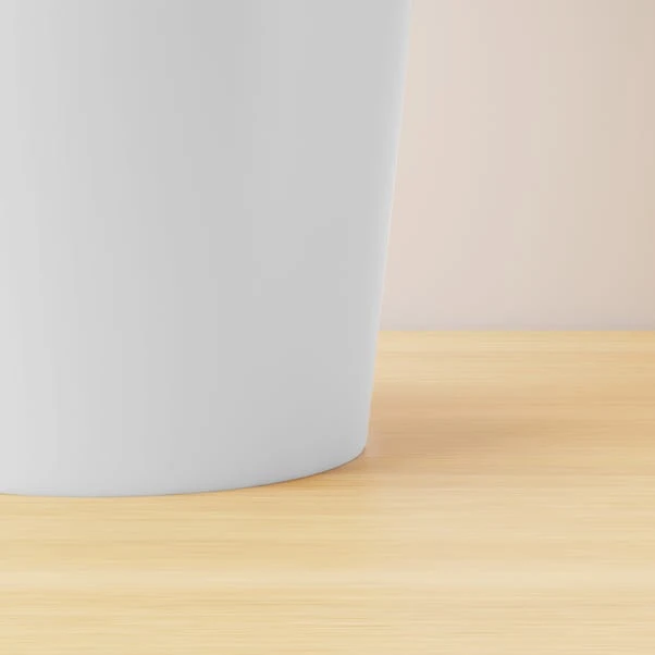 Dunelm Ava Stoneware White Table Lamp 5 Dunelm Ava Stoneware White Table Lamp - Image 3