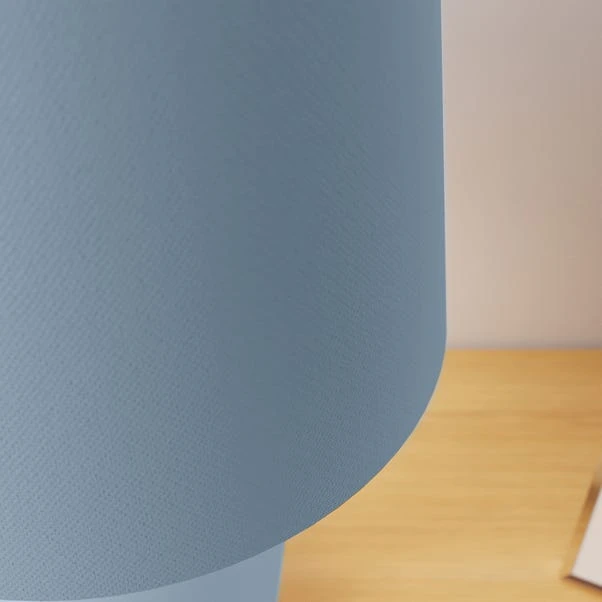 Dunelm Ava Stoneware Ashley Blue Table Lamp 6 Dunelm Ava Stoneware Ashley Blue Table Lamp - Image 4