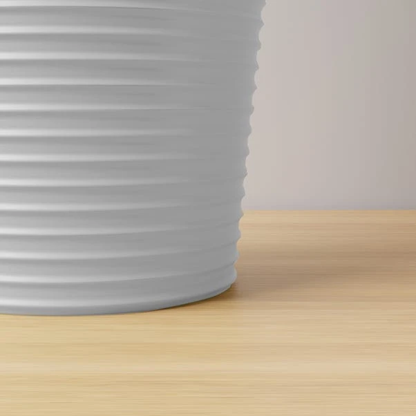 Dunelm Luna Stoneware Dove Grey Table Lamp 5 Dunelm Luna Stoneware Dove Grey Table Lamp - Image 3