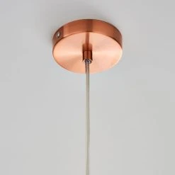 Dunelm Eden Pendant Ceiling Fitting Copper 11 Dunelm Eden Pendant Ceiling Fitting Copper -Dunelm Shop 1000165065 alt03