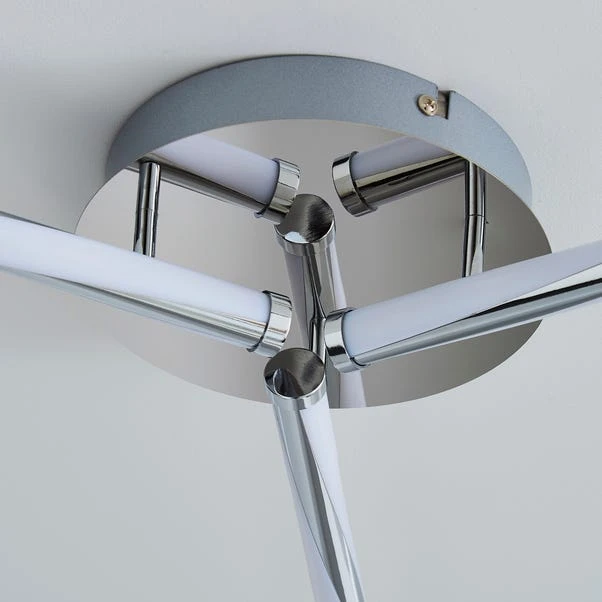 Dunelm Hettie 3 Light Integrated LED Ceiling Fitting 6 Dunelm Hettie 3 Light Integrated LED Ceiling Fitting - Image 4