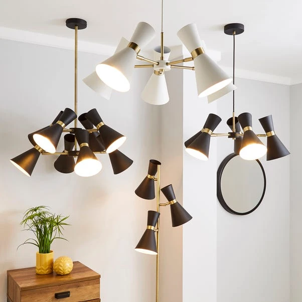 Dunelm Archie White 5 Light Ceiling Fitting 8 Dunelm Archie White 5 Light Ceiling Fitting - Image 6