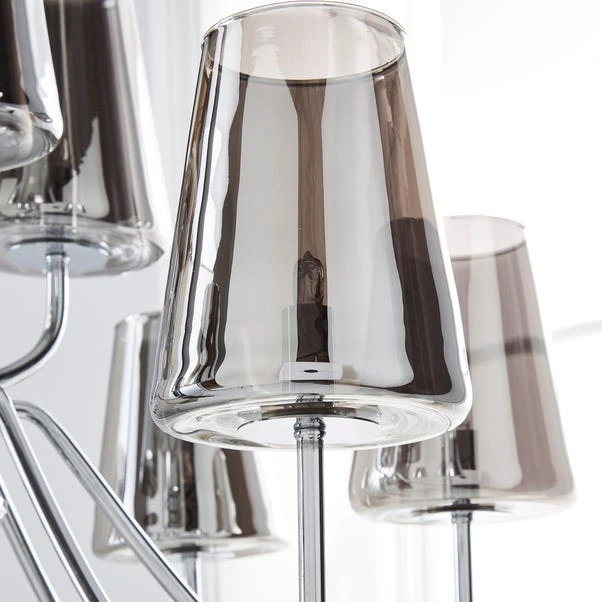 Dunelm Alister 9 Light Glass Ceiling Fitting 5 Dunelm Alister 9 Light Glass Ceiling Fitting - Image 3