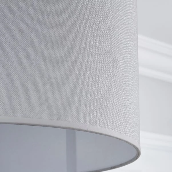 Dunelm Carrie 40cm Drum Shade 4 Dunelm Carrie 40cm Drum Shade - Image 2