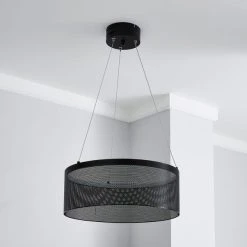Dunelm Mesh Black LED Ceiling Fitting 9 Dunelm Mesh Black LED Ceiling Fitting -Dunelm Shop 1000169201 alt01