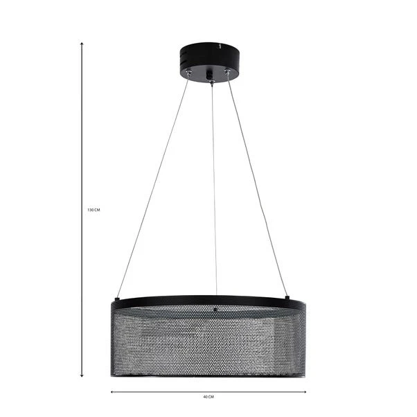 Dunelm Mesh Black LED Ceiling Fitting 8 Dunelm Mesh Black LED Ceiling Fitting - Image 6