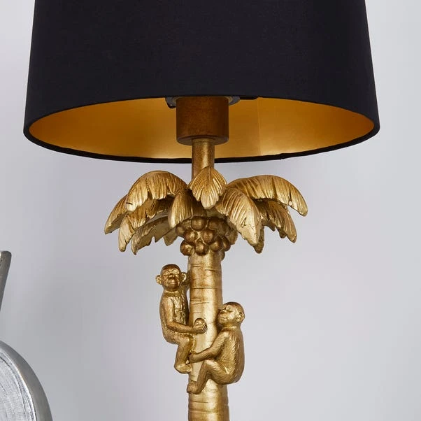 Dunelm Odisha Monkey On Palm Tree Table Lamp 6 Dunelm Odisha Monkey On Palm Tree Table Lamp - Image 4