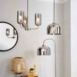 Dunelm Palazzo Smoked Glass Pendant Ceiling Fitting 13 Dunelm Palazzo Smoked Glass Pendant Ceiling Fitting -Dunelm Shop 1000169214 alt05