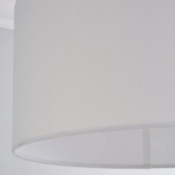 Dunelm Sara 40cm Shallow Drum Shade 7 Dunelm Sara 40cm Shallow Drum Shade - Image 5