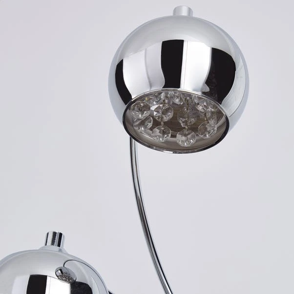 Dunelm Seychelles Smoked 5 Light Floor Lamp 5 Dunelm Seychelles Smoked 5 Light Floor Lamp - Image 3