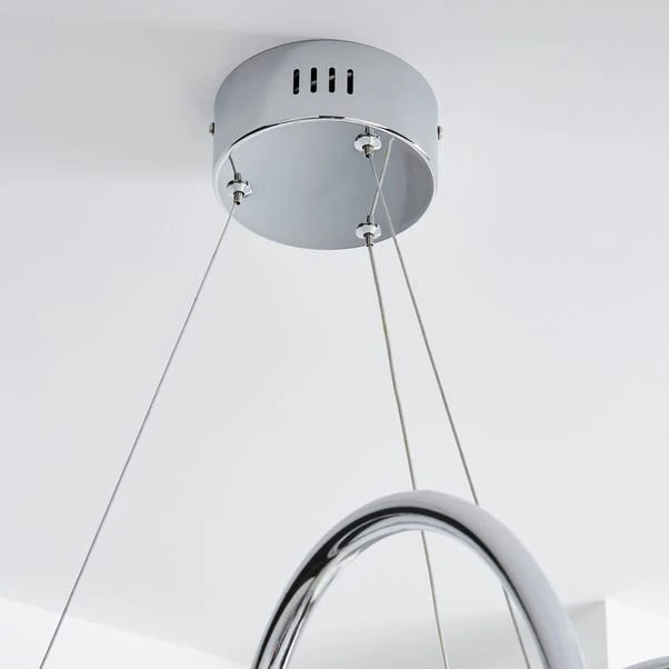 Dunelm Skylar Curly LED Ceiling Fitting 6 Dunelm Skylar Curly LED Ceiling Fitting - Image 4