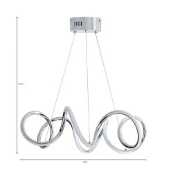 Dunelm Skylar Curly LED Ceiling Fitting 13 Dunelm Skylar Curly LED Ceiling Fitting -Dunelm Shop 1000169238 alt07