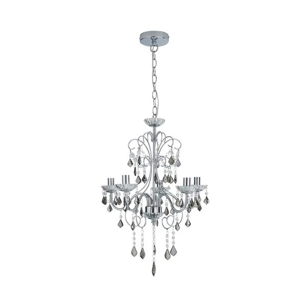 Dunelm Sophy 5 Light Chandelier 7 Dunelm Sophy 5 Light Chandelier - Image 5