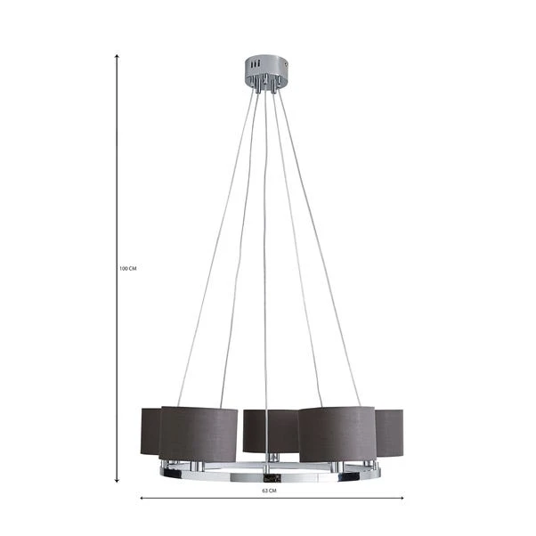 Dunelm Talinn Dual Lit Integrated LED Ceiling Fitting 8 Dunelm Talinn Dual Lit Integrated LED Ceiling Fitting - Image 6