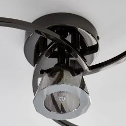 Dunelm Vanessa Smoked 4 Light Flush Ceiling Fitting 11 Dunelm Vanessa Smoked 4 Light Flush Ceiling Fitting -Dunelm Shop 1000169256 alt03