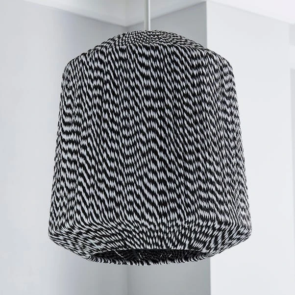 Dunelm Victor Black And White String Easy Fit Pendant 4 Dunelm Victor Black And White String Easy Fit Pendant - Image 2