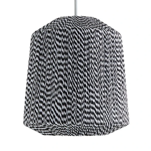 Dunelm Victor Black And White String Easy Fit Pendant 6 Dunelm Victor Black And White String Easy Fit Pendant - Image 4