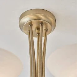 Vogue Lighting Vogue Cagney 5 Light Semi Flush Ceiling Fitting Brass 10 Vogue Lighting Vogue Cagney 5 Light Semi Flush Ceiling Fitting Brass -Dunelm Shop 1000169430 alt02