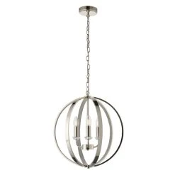 Vogue Lighting Vogue Ritz 3 Light Ceiling Fitting Chrome 10 Vogue Lighting Vogue Ritz 3 Light Ceiling Fitting Chrome -Dunelm Shop 1000169436 alt01
