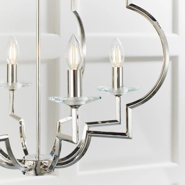 Vogue Lighting Vogue Garland 4 Light Ceiling Fitting Chrome 5 Vogue Lighting Vogue Garland 4 Light Ceiling Fitting Chrome - Image 3