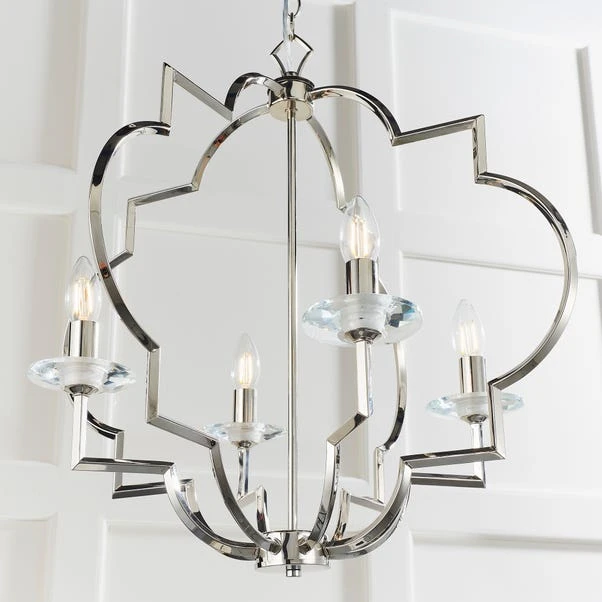 Vogue Lighting Vogue Garland 4 Light Ceiling Fitting Chrome 7 Vogue Lighting Vogue Garland 4 Light Ceiling Fitting Chrome - Image 5