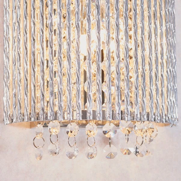 Vogue Lighting Vogue Galina Crystal Wall Light Chrome 7 Vogue Lighting Vogue Galina Crystal Wall Light Chrome - Image 5