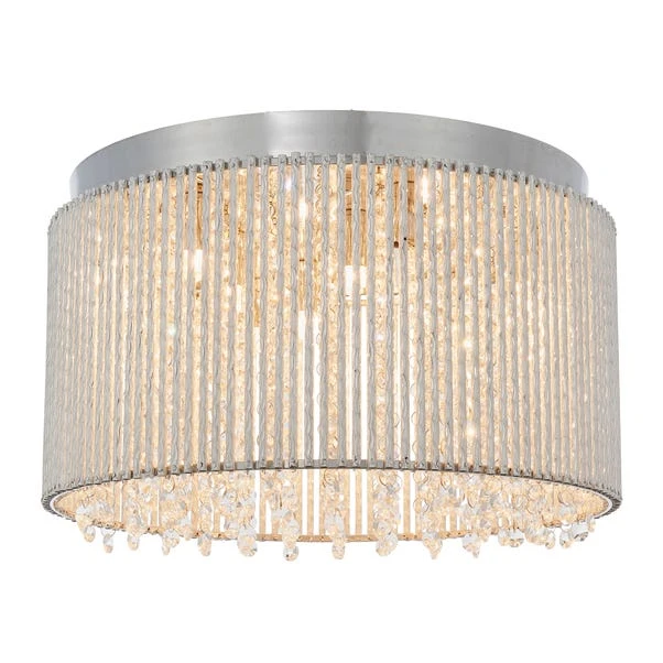 Vogue Lighting Vogue Galina 10 Light Crystal Flush Fitting Chrome 4 Vogue Lighting Vogue Galina 10 Light Crystal Flush Fitting Chrome - Image 2
