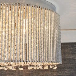 Vogue Lighting Vogue Galina 10 Light Crystal Flush Fitting Chrome 12 Vogue Lighting Vogue Galina 10 Light Crystal Flush Fitting Chrome -Dunelm Shop 1000169443 alt04