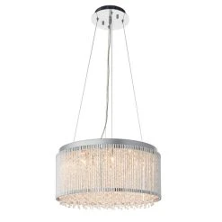 Vogue Lighting Vogue Galina 12 Light Crystal Ceiling Fitting Chrome -Dunelm Shop 1000169444 alt01