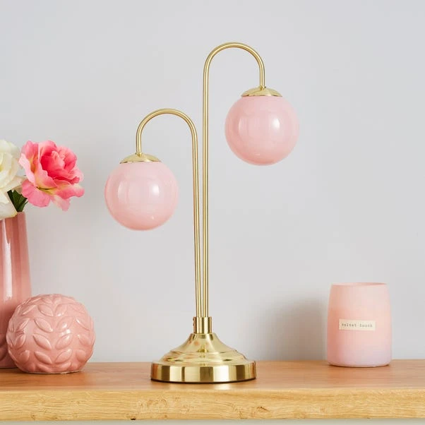 Dunelm Gigi Pink Table Lamp 4 Dunelm Gigi Pink Table Lamp - Image 2
