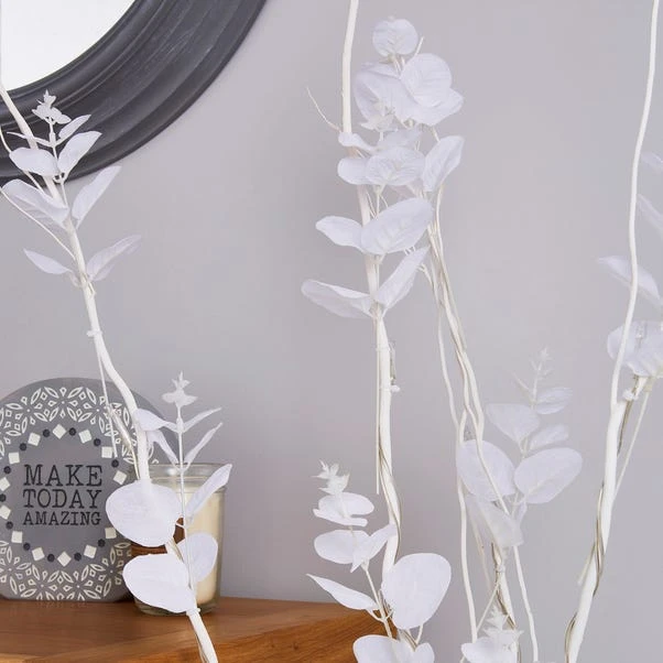 Dunelm White Eucalyptus Twig Light 5 Dunelm White Eucalyptus Twig Light - Image 3