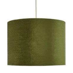 Dunelm Moss Green Santos Velvet Corduroy Shade -Dunelm Shop 1000181099 alt05