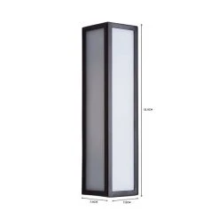 Dunelm Fletcher Boxed Bathroom Wall Light Black -Dunelm Shop 1000182535 alt07