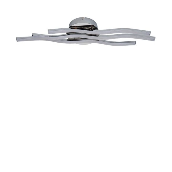 Dunelm Ripple Integrated LED Bathroom Ceiling Fitting 7 Dunelm Ripple Integrated LED Bathroom Ceiling Fitting - Image 5