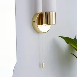 Dunelm Porto Bathroom Wall Light Brass 10 Dunelm Porto Bathroom Wall Light Brass -Dunelm Shop 1000182551 alt02