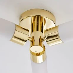 Dunelm Porto Bathroom 3 Light Ceiling Fitting Brass -Dunelm Shop 1000182553 alt03