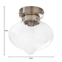Dunelm Voyager Bathroom Flush Ceiling Fitting 13 Dunelm Voyager Bathroom Flush Ceiling Fitting -Dunelm Shop 1000182559 alt07