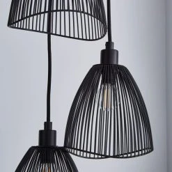 Elements Jaula Black Cluster Ceiling Fitting 10 Elements Jaula Black Cluster Ceiling Fitting -Dunelm Shop 1000182569 alt02