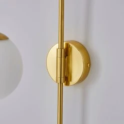 Dunelm Eniola Easy Fit Plug In Wall Light Gold 11 Dunelm Eniola Easy Fit Plug In Wall Light Gold -Dunelm Shop 1000182573 alt03