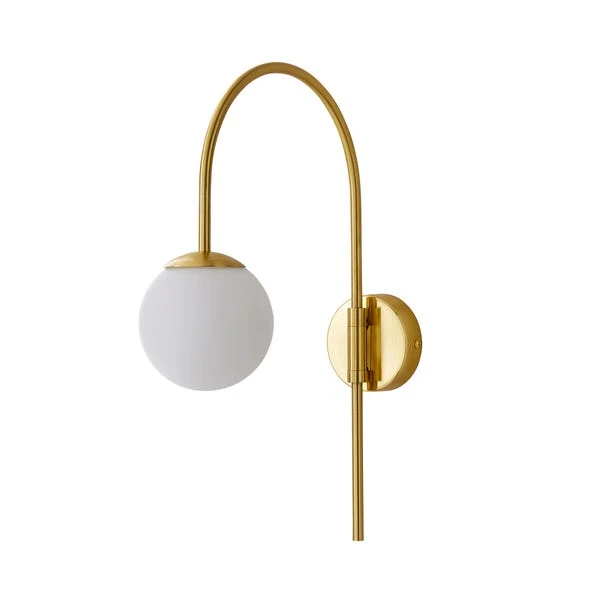 Dunelm Eniola Easy Fit Plug In Wall Light Gold 7 Dunelm Eniola Easy Fit Plug In Wall Light Gold - Image 5